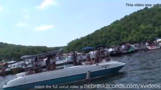 Wild and real day party video from party cove lake of the ozarks missouri