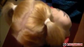 Cosplayed harley quinn blowjobs and cumshot