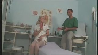 Young european nurse masturbating and fucking at work by xxx.gsociall.com